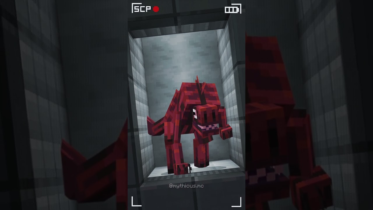 SCP MOBS INVADING YOUR BASE💀🛗  #minecraft #scp #addons #mods #gaming #fyp #anxietytrend
