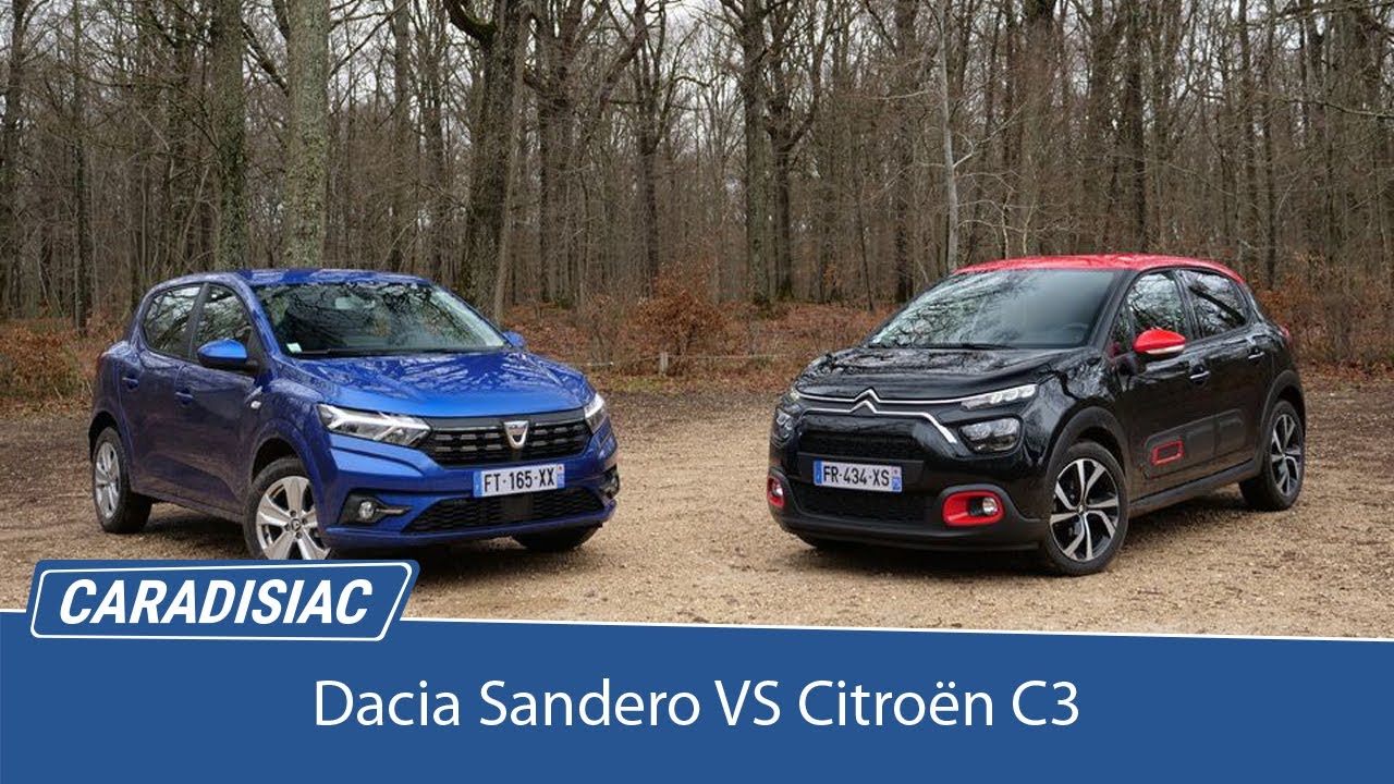 Comparatif - Dacia Sandero VS Citroën C3 : le prix n'est plus son seul argument