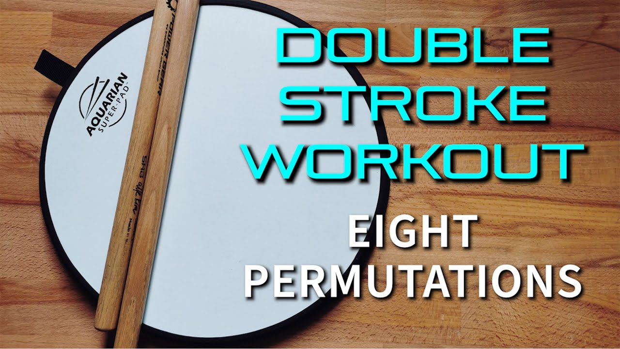 Double Stroke Roll Practice Pad Workout For Drummers | 15 STAGES | Build Speed And Vocabulary