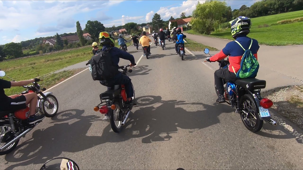 Frohburg Ausfahrt 11.9.2021 | Simson Tuning/Wheelie | Edit