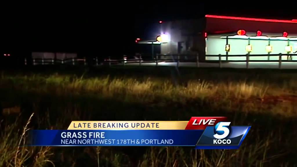 Fire burns more than 300 acres of land in NW OKC