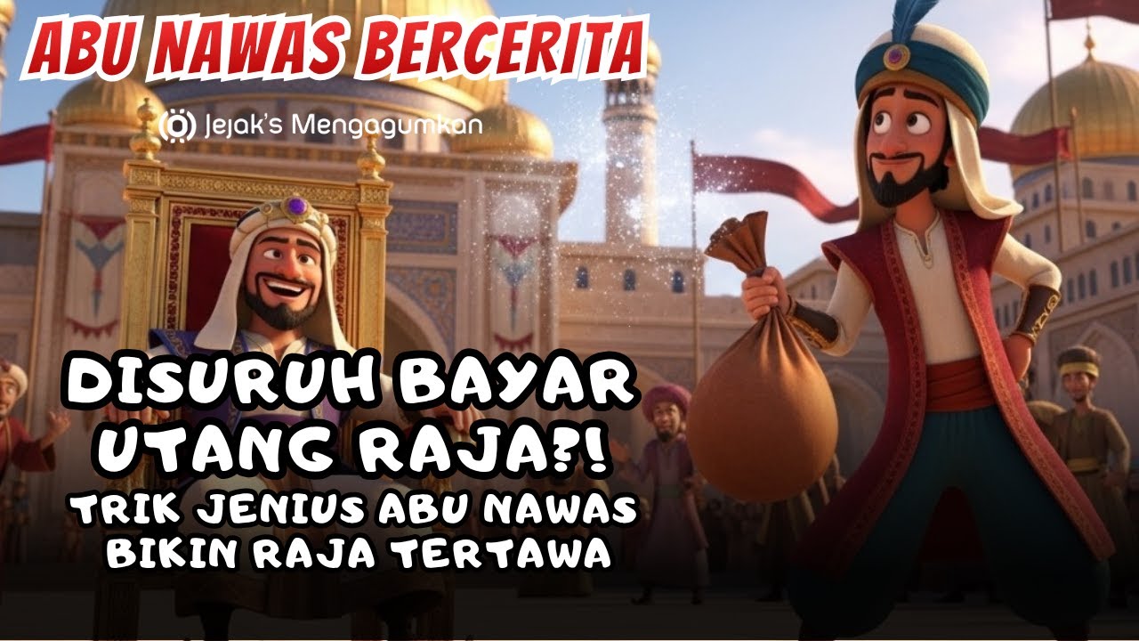 Abu Nawas Disuruh Bayar Utang Raja⁉️Trik Jenius Abu Nawas Bikin Raja Tertawa 😂