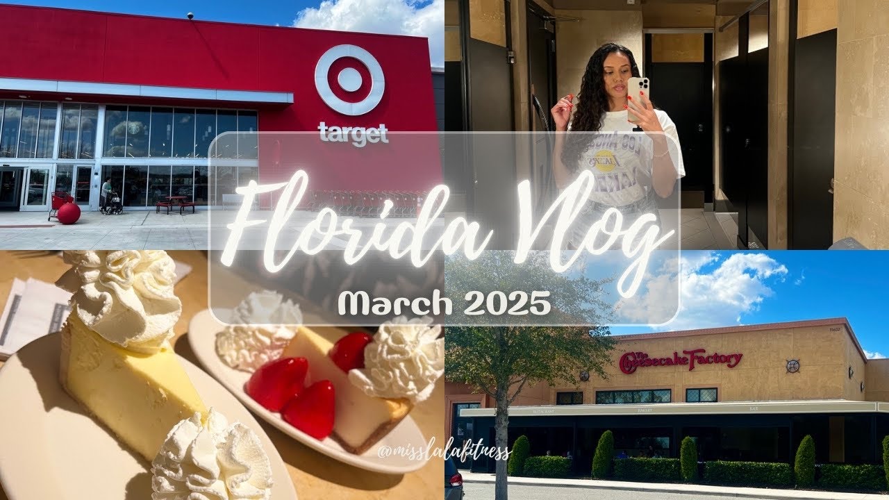 FLORIDA VLOG: Orlando Target Shopping | Dinner at Cheesecake Factory