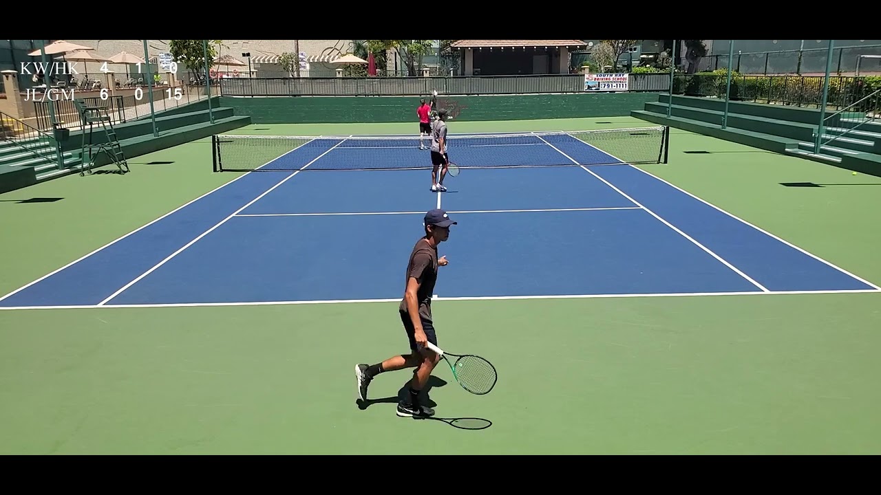 USTA 4.5 plays a Men's Open Doubles Tournament