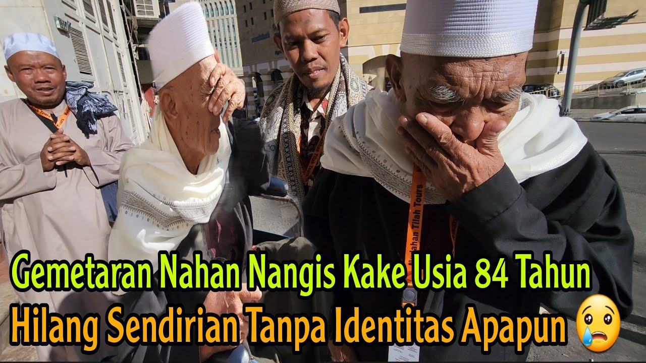 TAHAN TANGIS KASIAN KAKE USIA 84 TAHUN HILANG SENDIRIAN TANPA IDENTITAS APAPUN😢 TEMAN2NYA PANIK