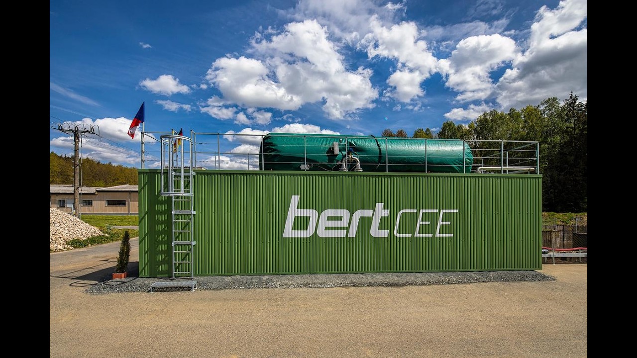 Bert Mobil containerized biogas plant- BertCEE Petrovice CZ