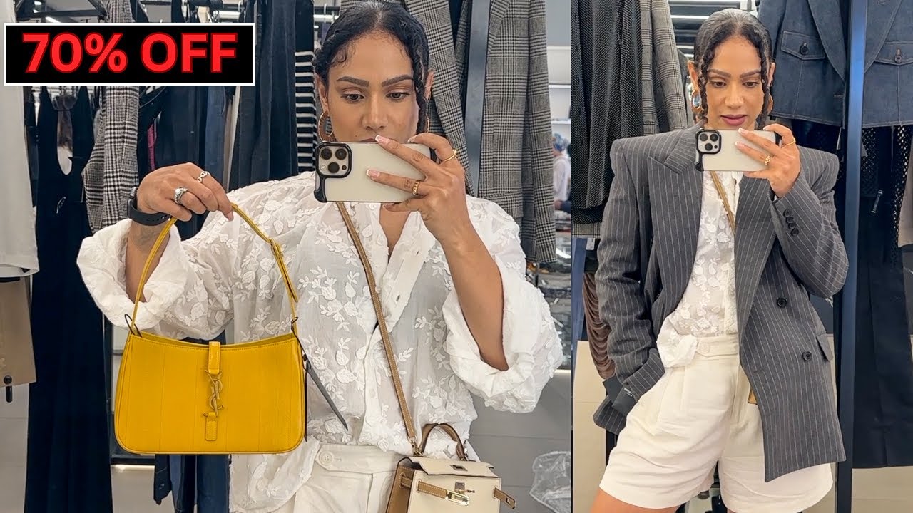 DESIGNER SALE TRY ON, 70% OFF 🔥 COME SHOPPING WITH ME | Tiana Peri