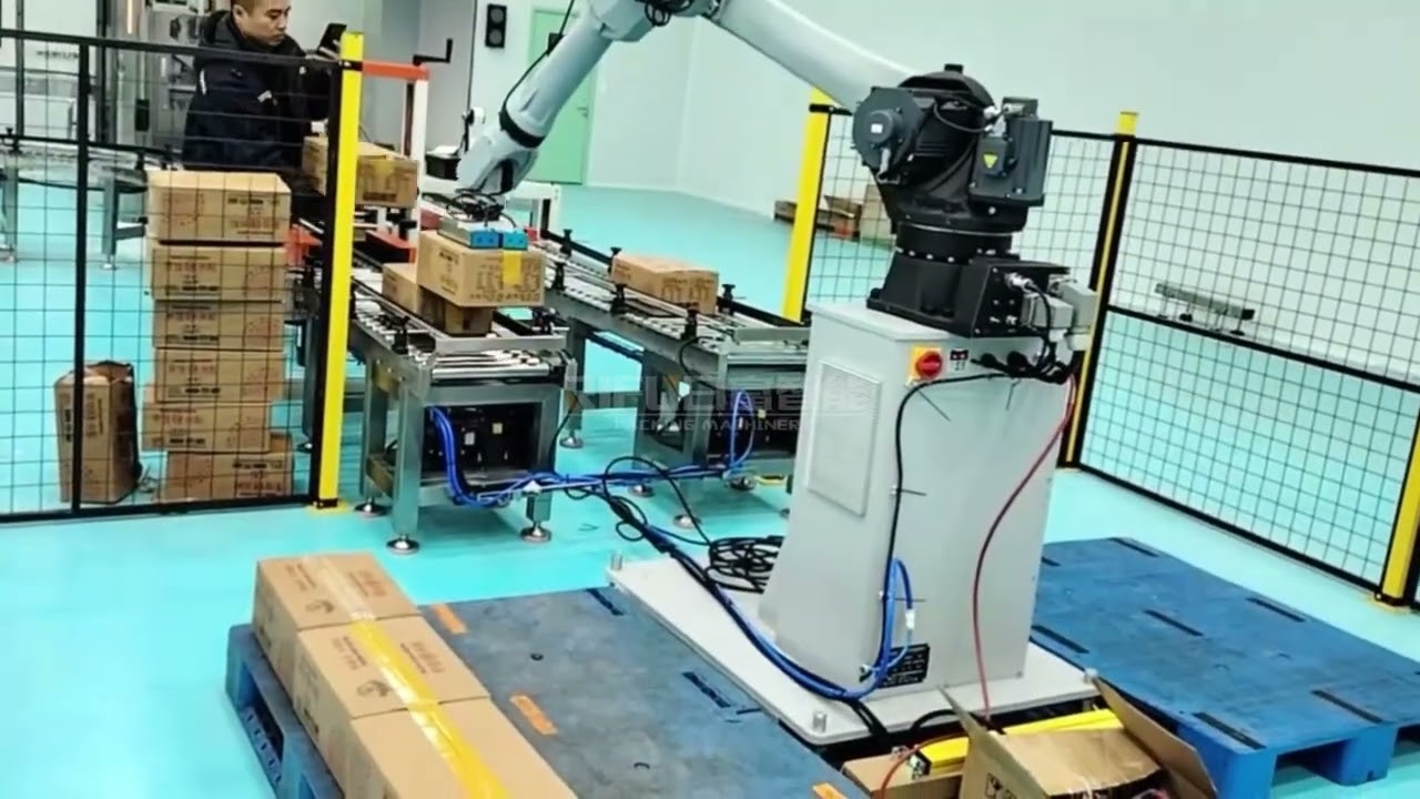 Industrial Robot Palletizer | Automatic Palletizing for Bags, Cartons & Boxes