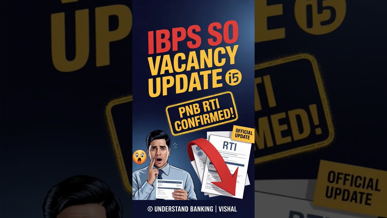IBPS SO Vacancy Cut ⚠️ PNB RTI CONFIRMED Update 2025 