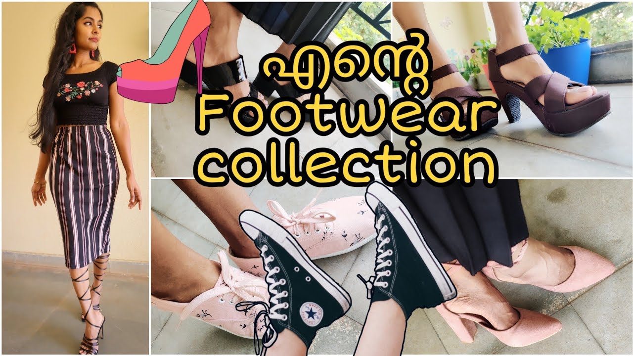 MY FOOTWEAR COLLECTION|Huge affordable shoe collection|Amazon,Flipkart, Nykaa Fashion|Asvi Malayalam