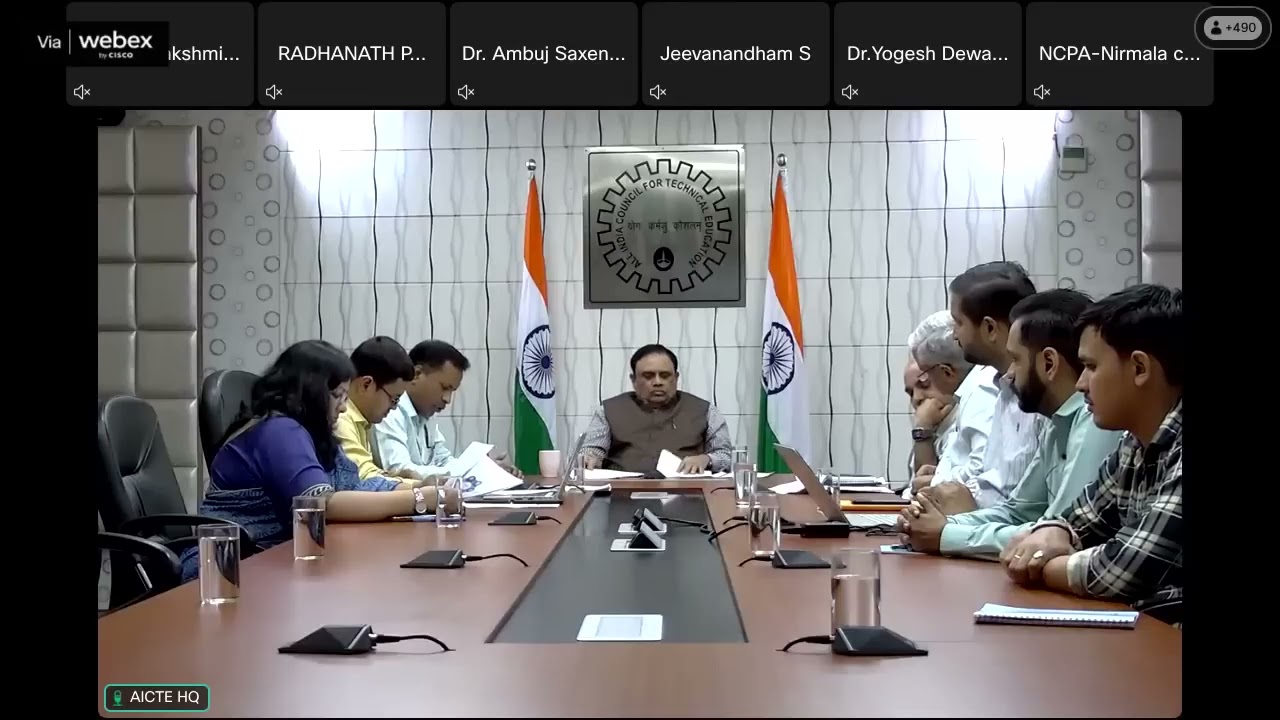 Orientation Session on IIC8.0 Calendar Activity 2025-26 by Hon’ble Chairman, AICTE