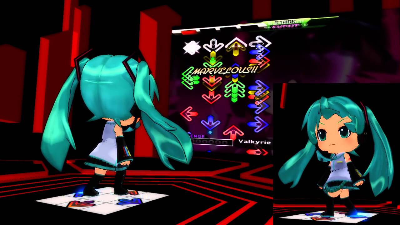 【MMD】ねんどろミク VS CSP-Valkyrie dimension【DDR】