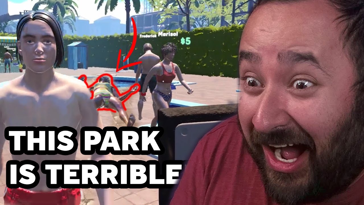 Building the best park in water park simulator! | Water Park Simulator | Episode 2