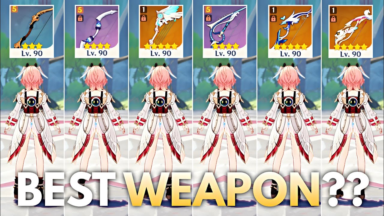 Best Weapon for Linnea? Linnea Weapon Comparison! Genshin Impact