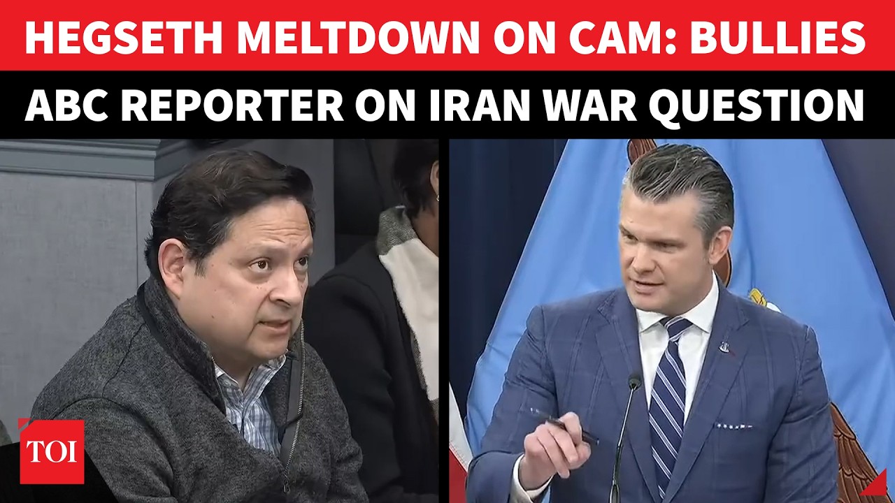 &laquo;Вы меня слышали!&raquo;: Пит Хегсет вышел из себя, обрушившись на репортера из-за целей войны с Ираном...