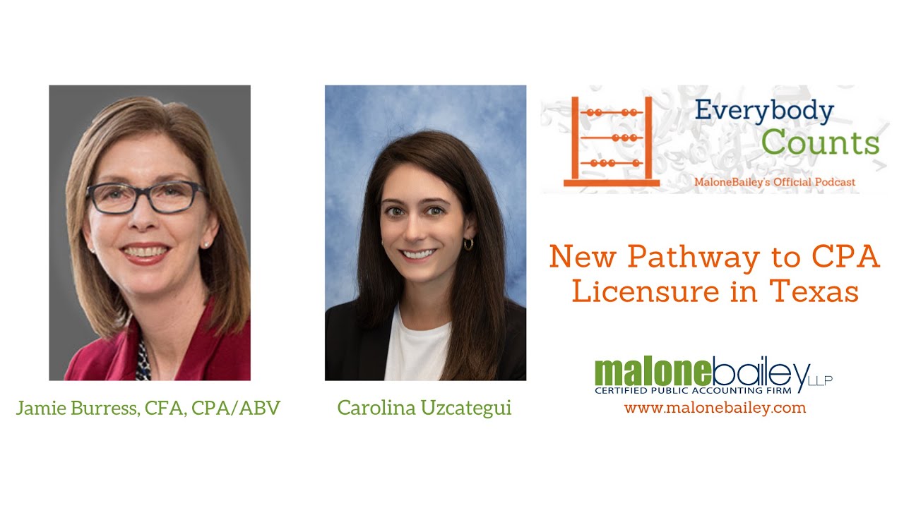 New Pathway to CPA Licensure in Texas