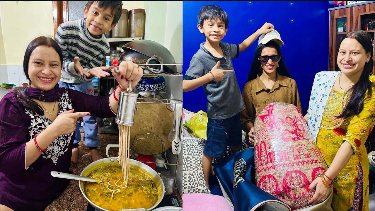 Dulhan Ke Liye Homemade Noodles Banayi 😍 Face Reveal Ho Gaya