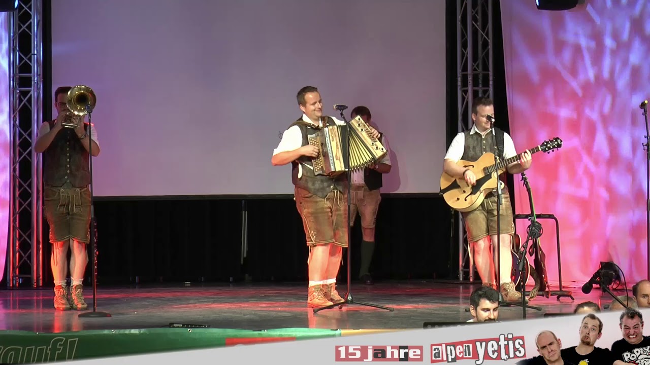 Pagger Buam bei 15 Jahre Alpenyetis