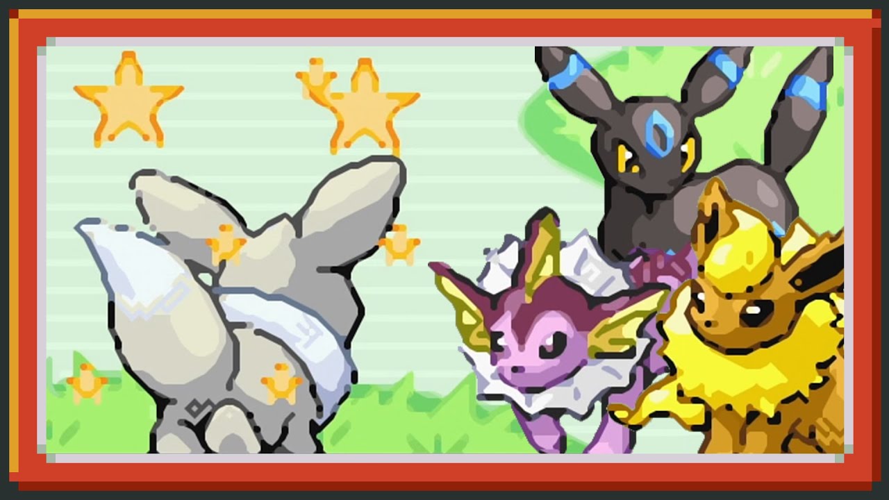 Live Shiny Eevee 660 SR en Rojo Fuego | Vaporeon, Jolteon, Flareon, Umbreon & Espeon en Pokémon XD