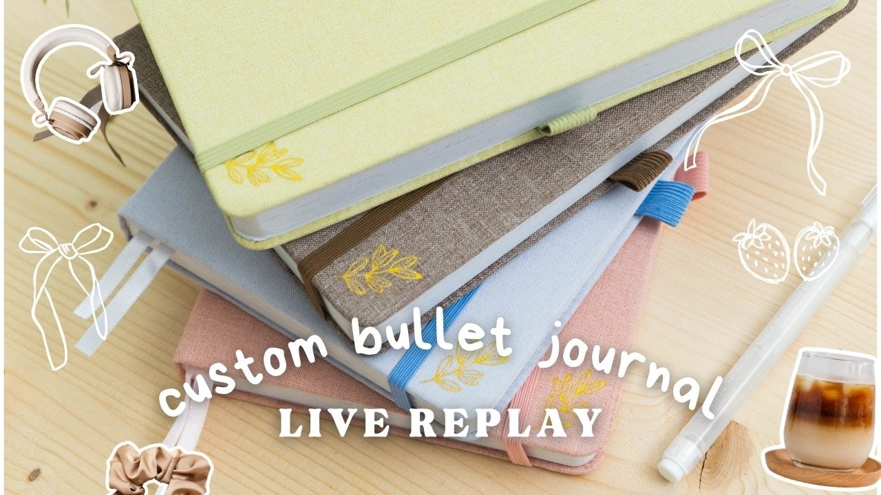 Live Custom Bullet Journal REPLAY March 10, 2026 | Packing Orders #1604-1610
