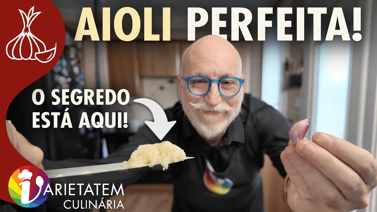 O Segredo do Aioli Perfeito (Não é Só Maionese com Alho)