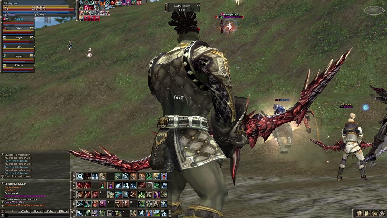 L2 Reborn 1x Interlude Viagroman eighth video. Sagittarius and Archmage.