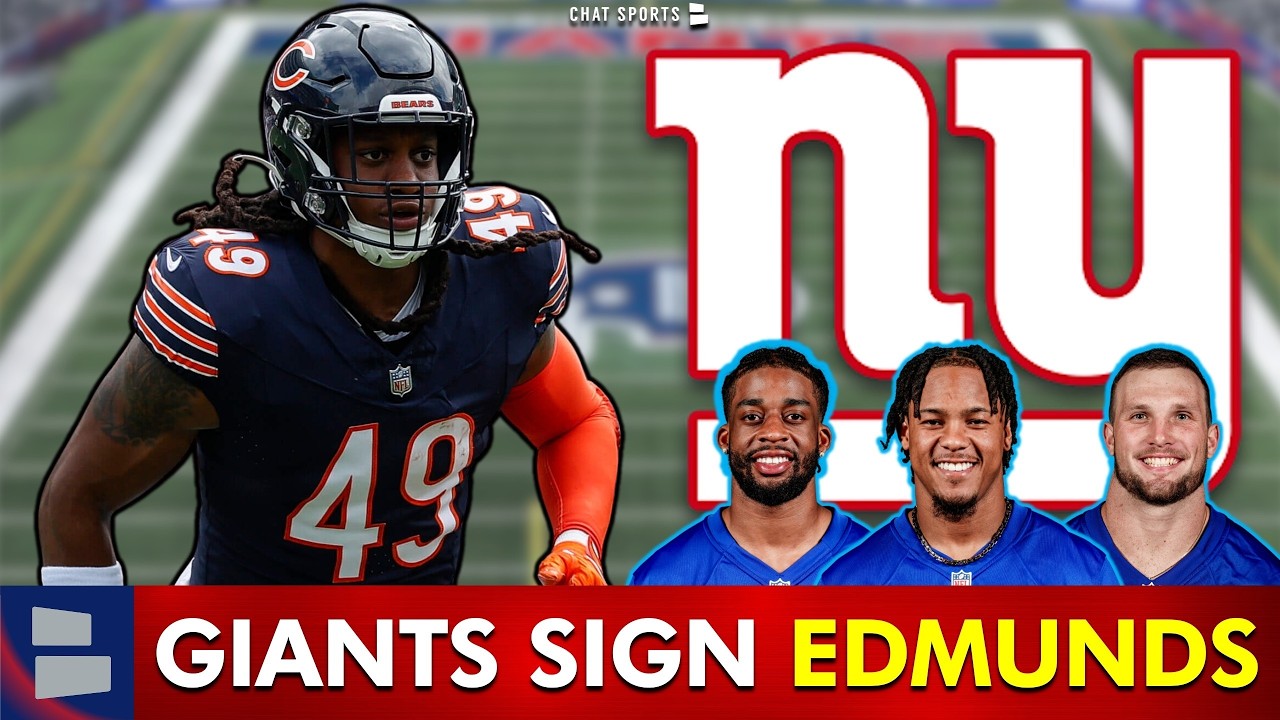 🚨 Giants Sign Tremaine Edmunds + Cor'Dale Flott & Wan'Dale Robinson Sign With Titans