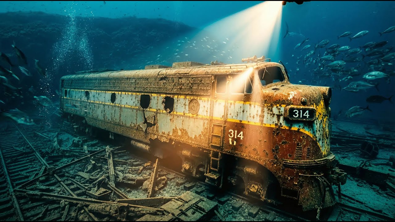 Sunken F7 Locomotive Fully Restored: From Ocean Wreck to Running Legend