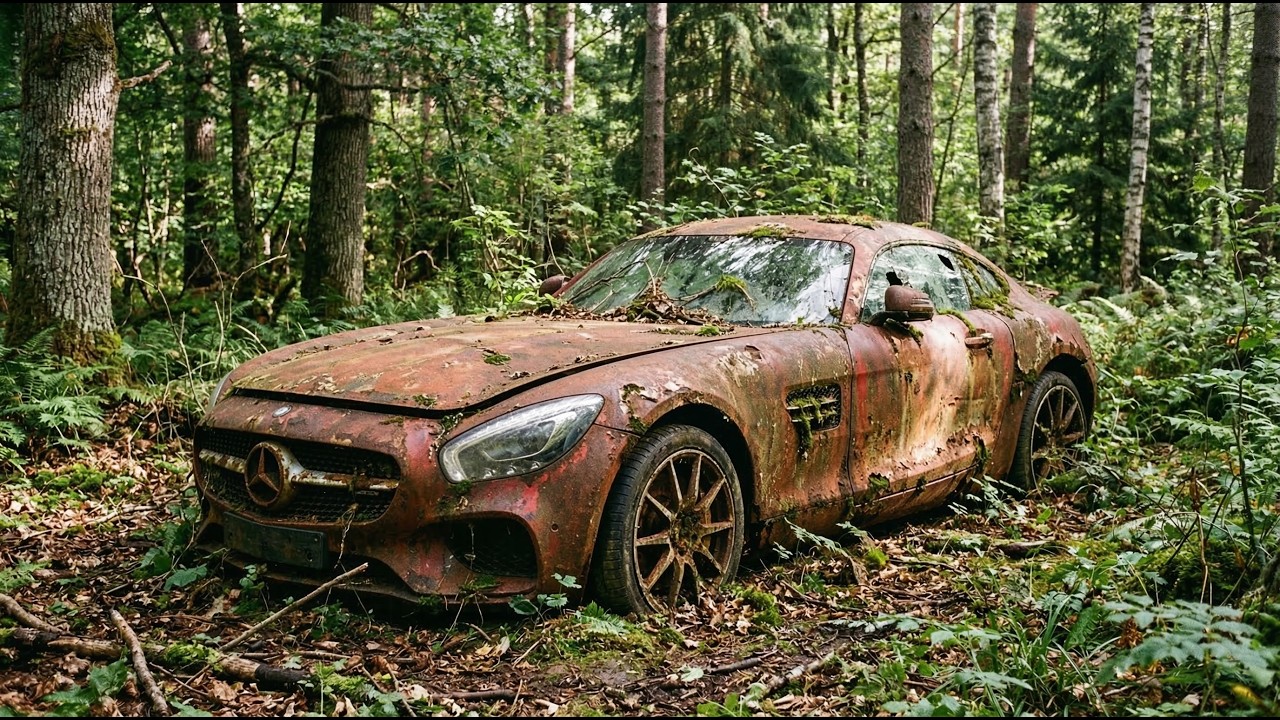 ASMR Car Restoration | 2020 Mercedes-Benz AMG GT Full Rebuild (Back to Life From Forgotten Racer) 🔧🔥