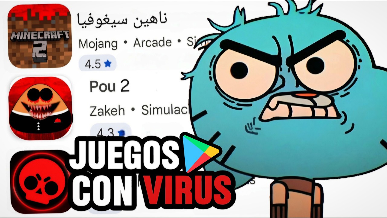 Probé JUEGOS de la PLAY STORE con VIRUS