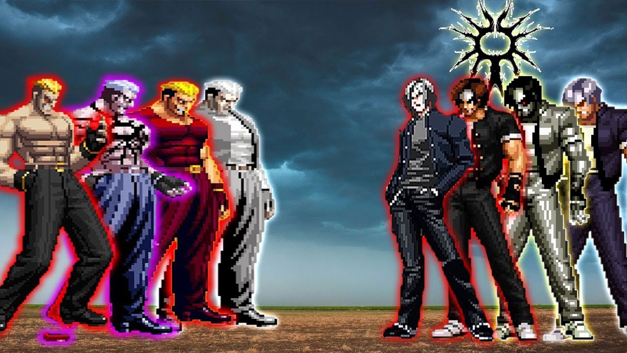 [Mugen KOF] Ороти Кё Кусанаги против команды Рюдзи Ямадзаки