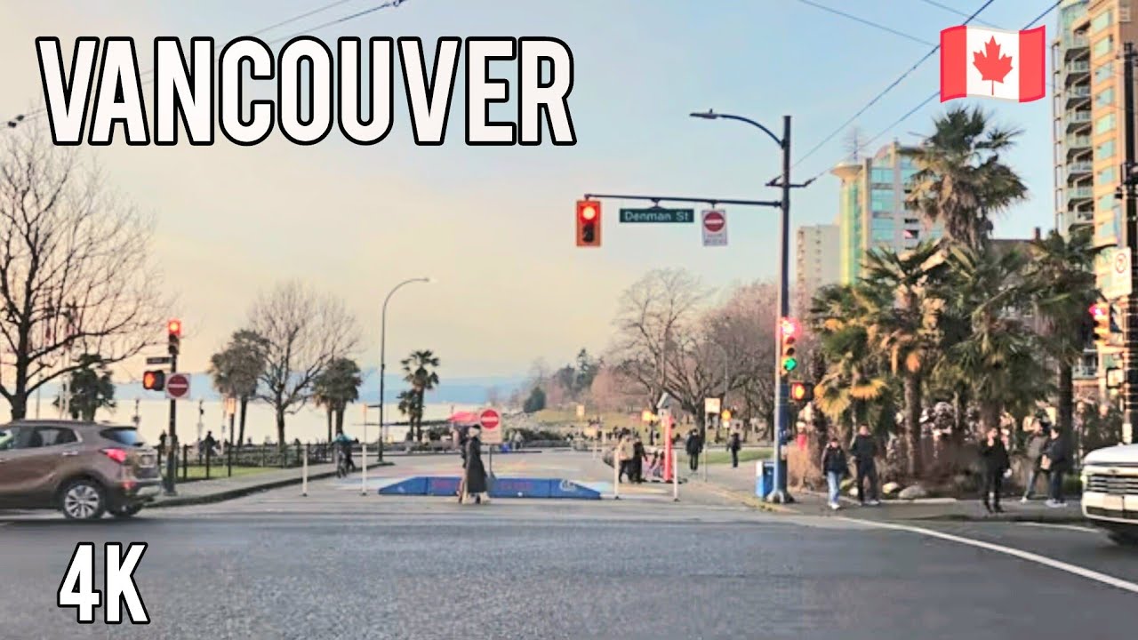 🇨🇦 [4K] 2026 🌞 Downtown Vancouver Winter Driving Tour,  BC, Canada 
