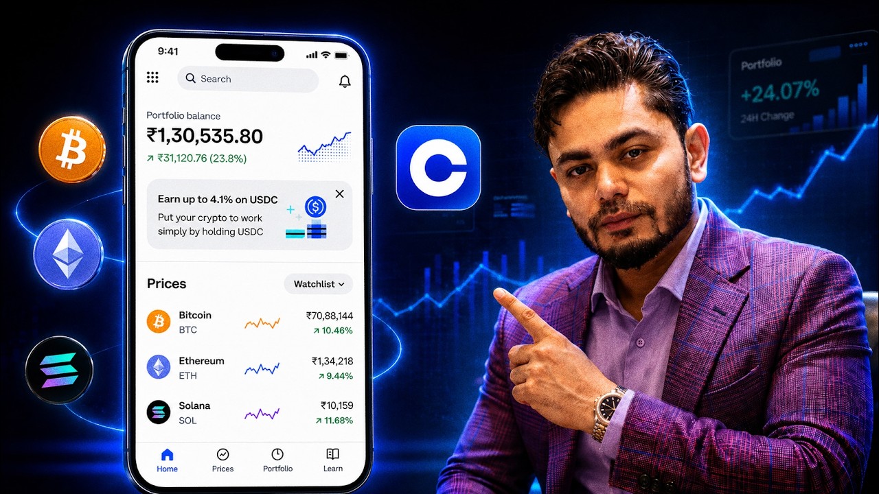 How to use Coinbase for Trading? || Crypto Trading India