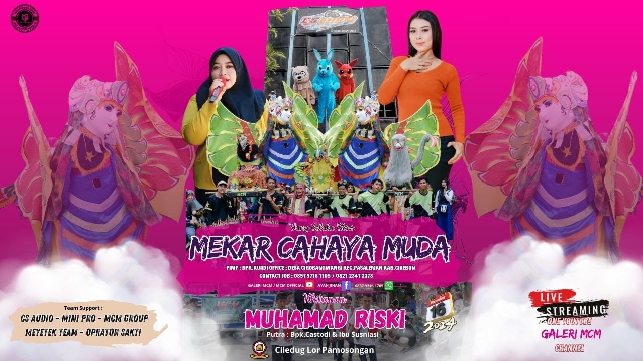 SENI BUROK YANG SELALU EKSIS MCM 'MEKAR CAHAYA MUDA' |KHITANAN MUHAMAD RISKI|PABUARAN LOR 16/12/2024