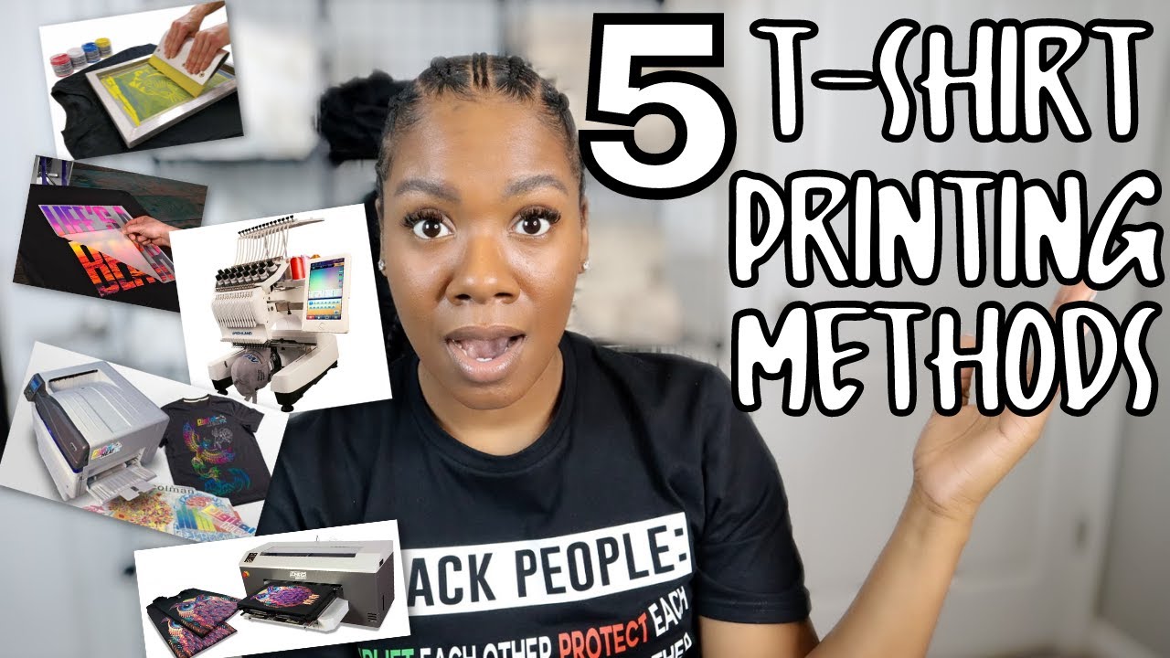 T-SHIRT BUSINESS IDEAS | 5 DIFFERENT T-SHIRT MAKING METHODS | SIDE HUSTLES AT HOME IN 2022