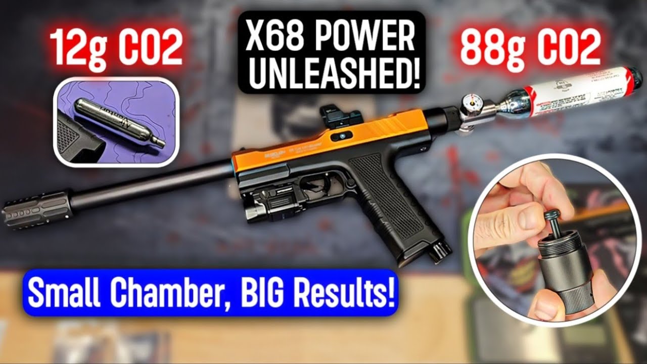 X-68 Less Lethal: Home Defence 24 Short ASA Chamber CO2 Test and Gift Unboxing
