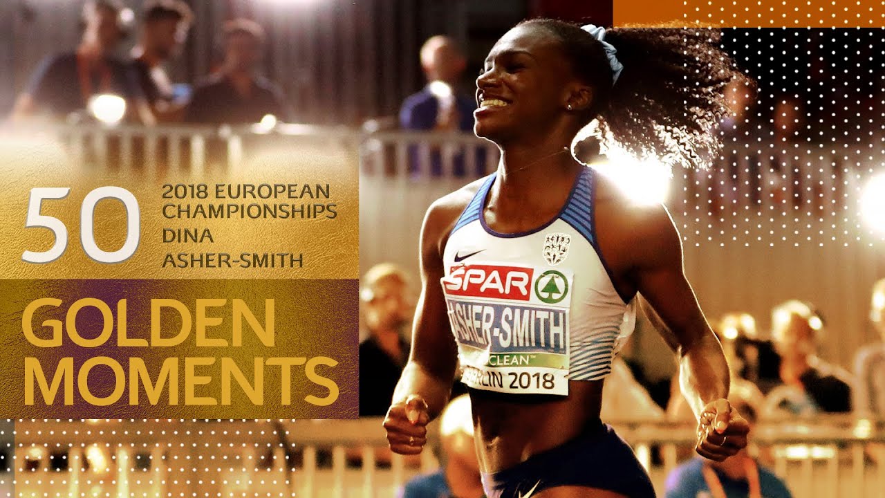 Dina Asher-Smith's record breaking sprint treble | 50 Golden Moments