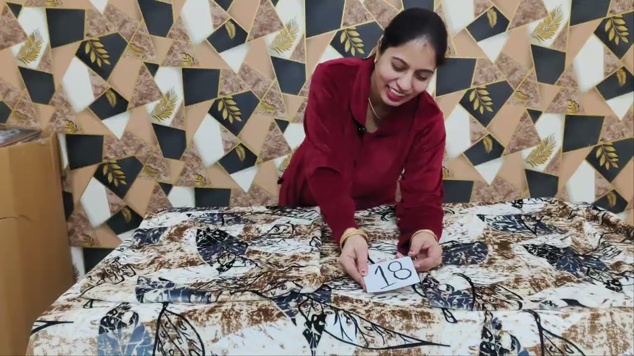 Dec 13, woolen bedsheet and kashmiri kurti #7009183980#fine quality fabric 