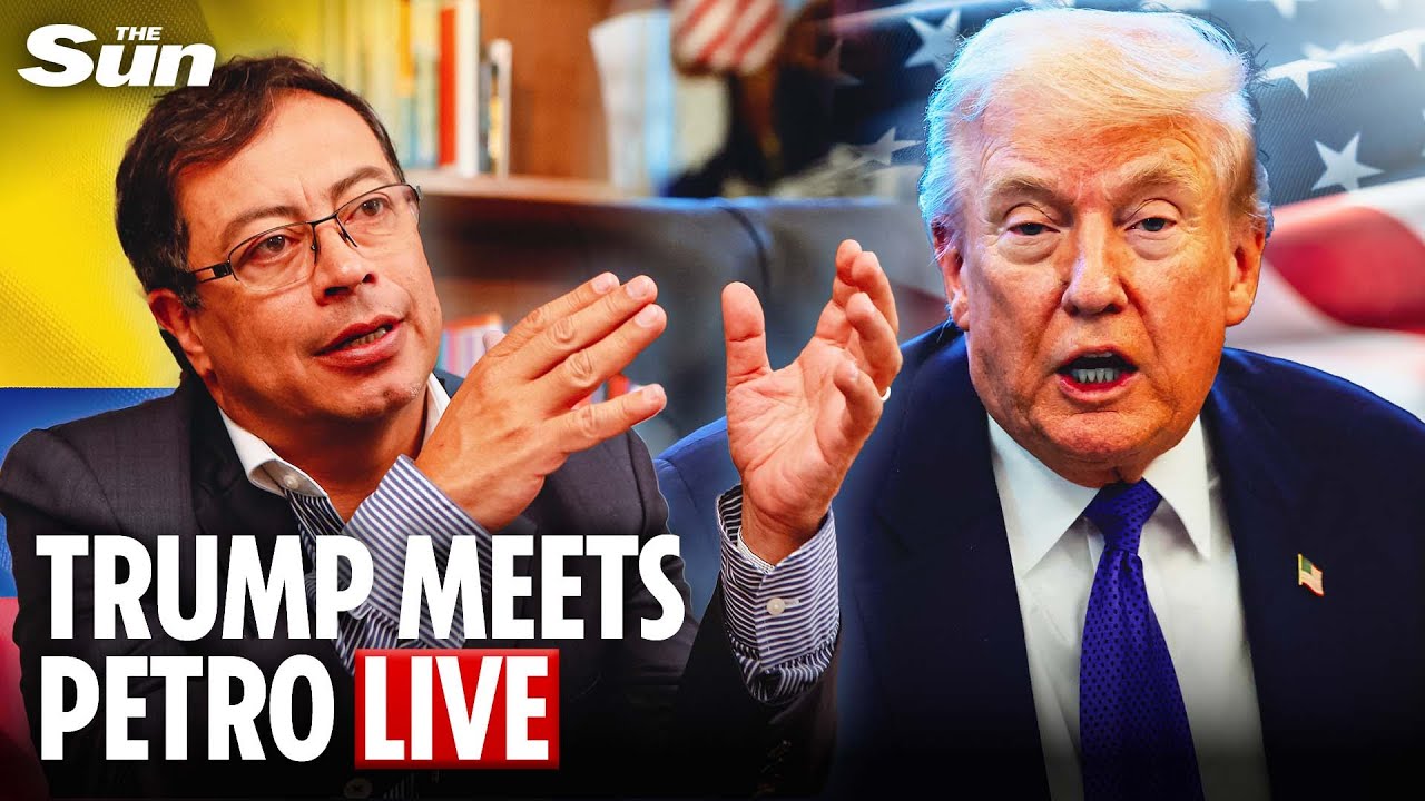 LIVE: Trump hosts Colombia's President Petro after tensions over Venezuela and cartels