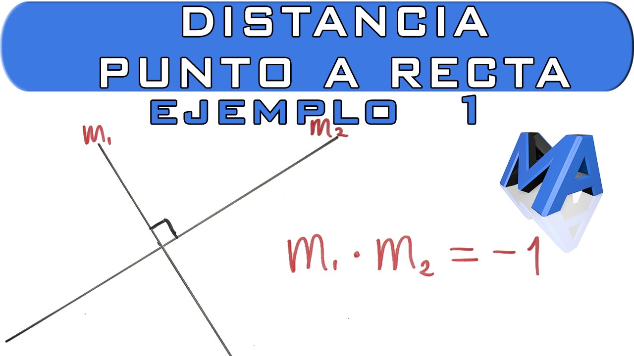 Distancia de un punto a una recta | Ejemplo 1
