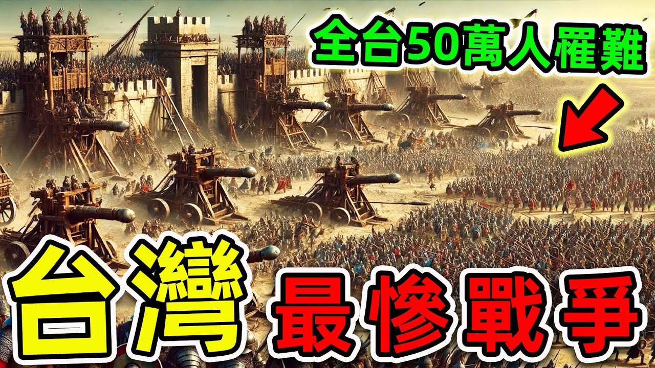 台灣史上最慘烈的7大戰爭！“二二八”竟只排第4，第1名全台50萬人罹難，這段血史不能被遺忘。|#世界之最top #世界之最 #出類拔萃 #腦洞大開 #top10 #台灣 #最慘戰爭