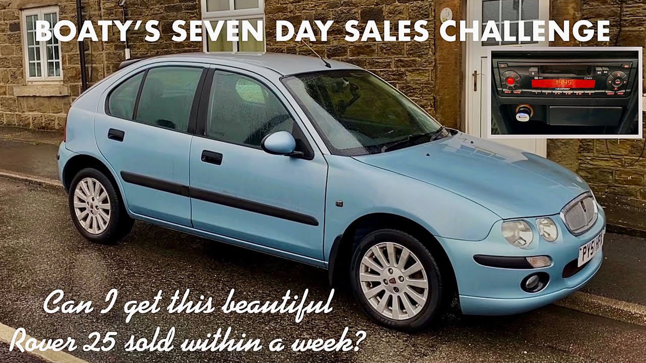7 Day Sales Challenge! For Sale: 2002 Rover 25 ~ Part 2: Interior and stereo shenanigans…