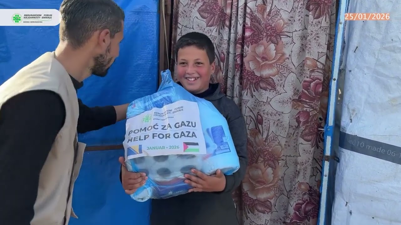 Distribucija higijenskih potrepština porodicama u Pojasu Gaze