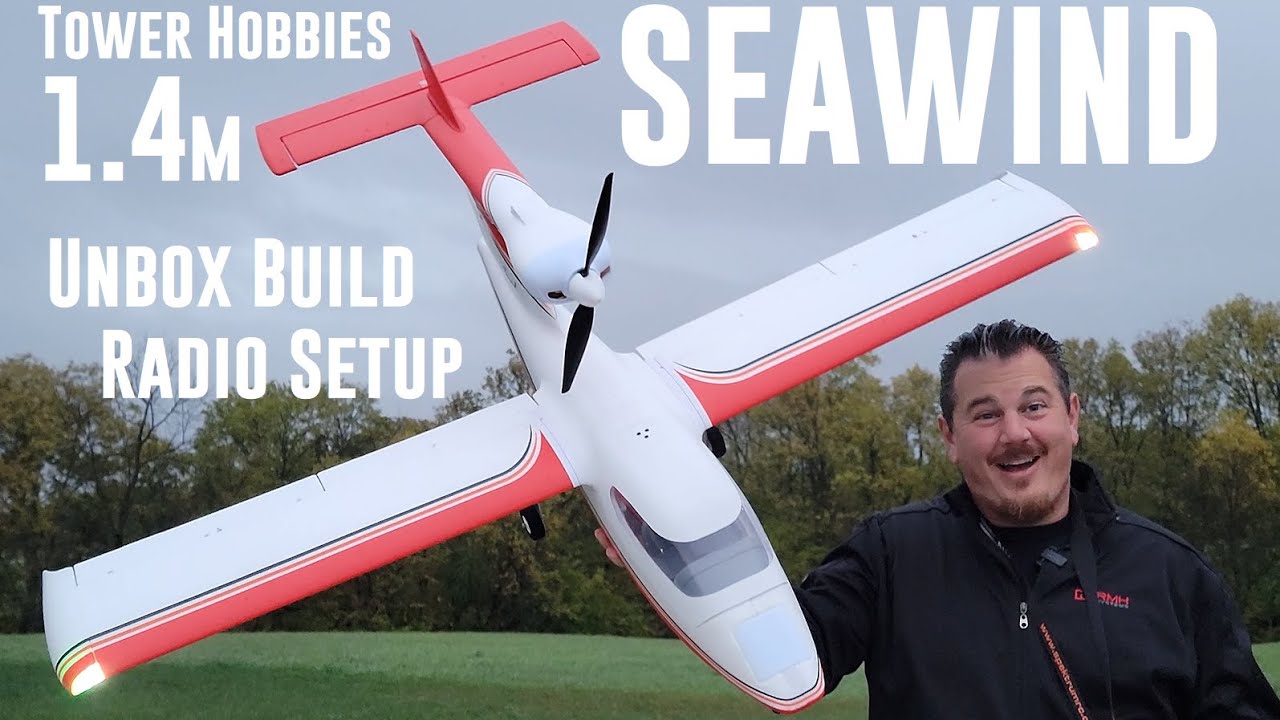 Tower Hobbies - Seawind - 1.4m - Unbox, Build, & Radio Setup