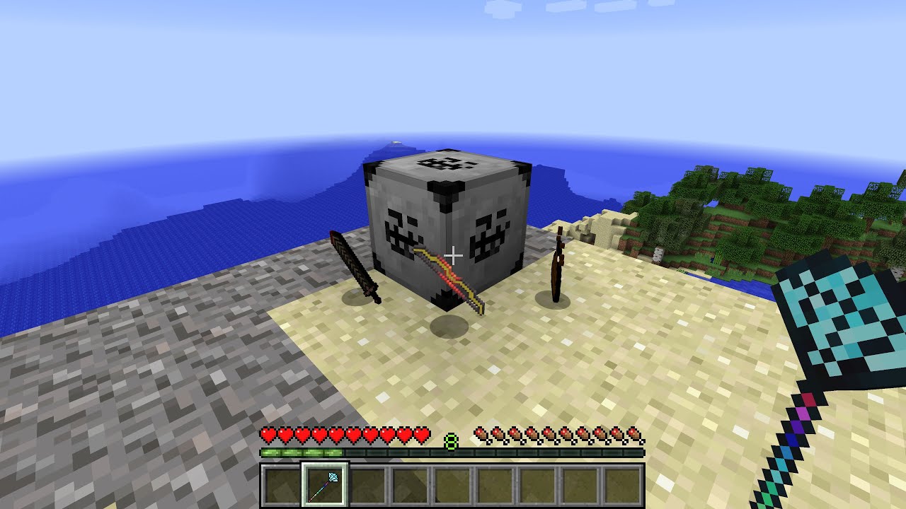 Troll Lucky Block MOD in Minecraft