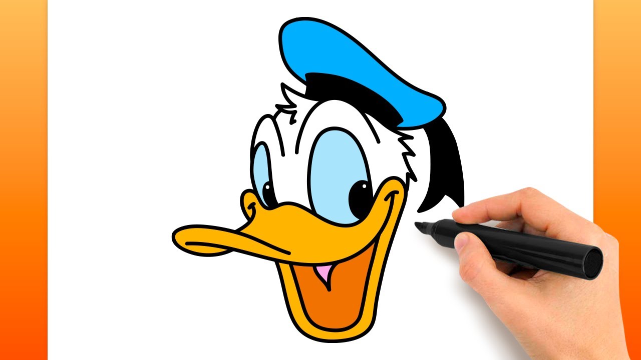 Comment Dessiner Donald Duck (Tutoriel De Dessin Facile)