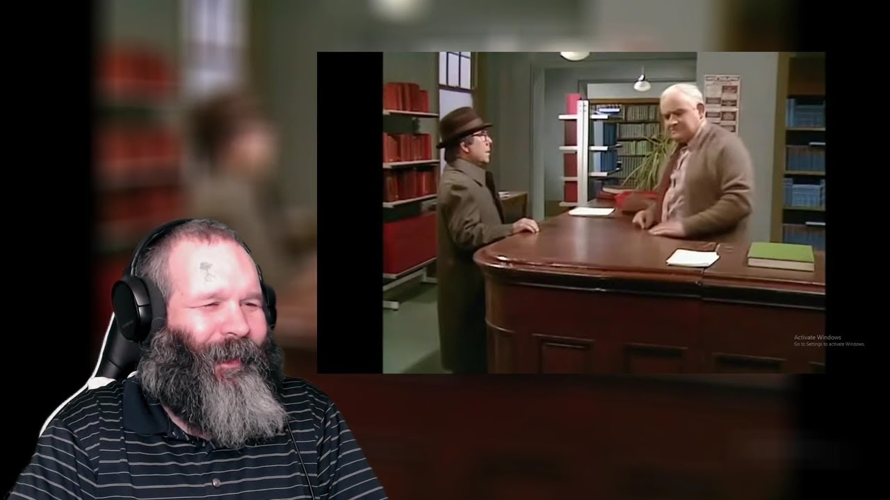 American Reacts to The Two Ronnies - The Confusing Library