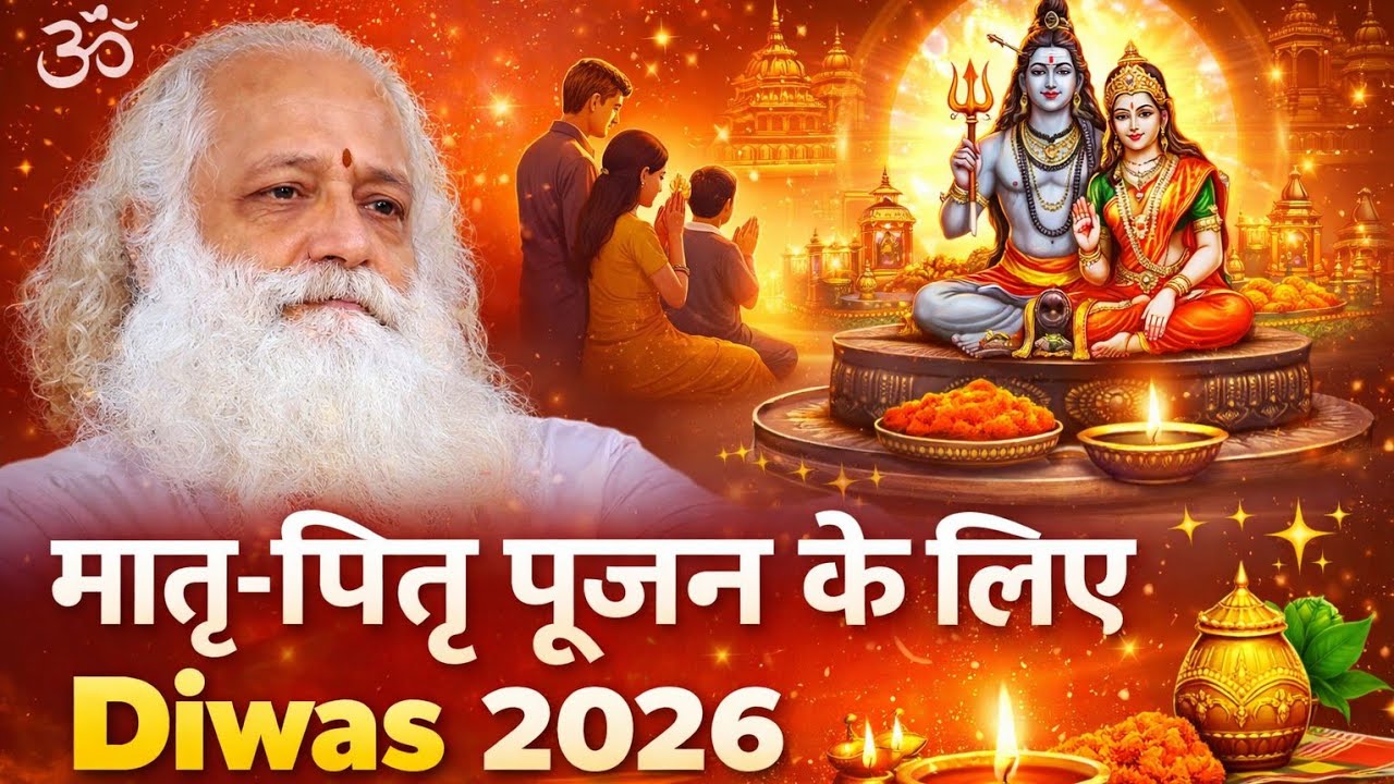 मातृ-पितृ पूजन के लिए: Matru Pitru Pujan Diwas 2026 | Lucknow Ashram Glimpses ✨ @AsharamjiAshram