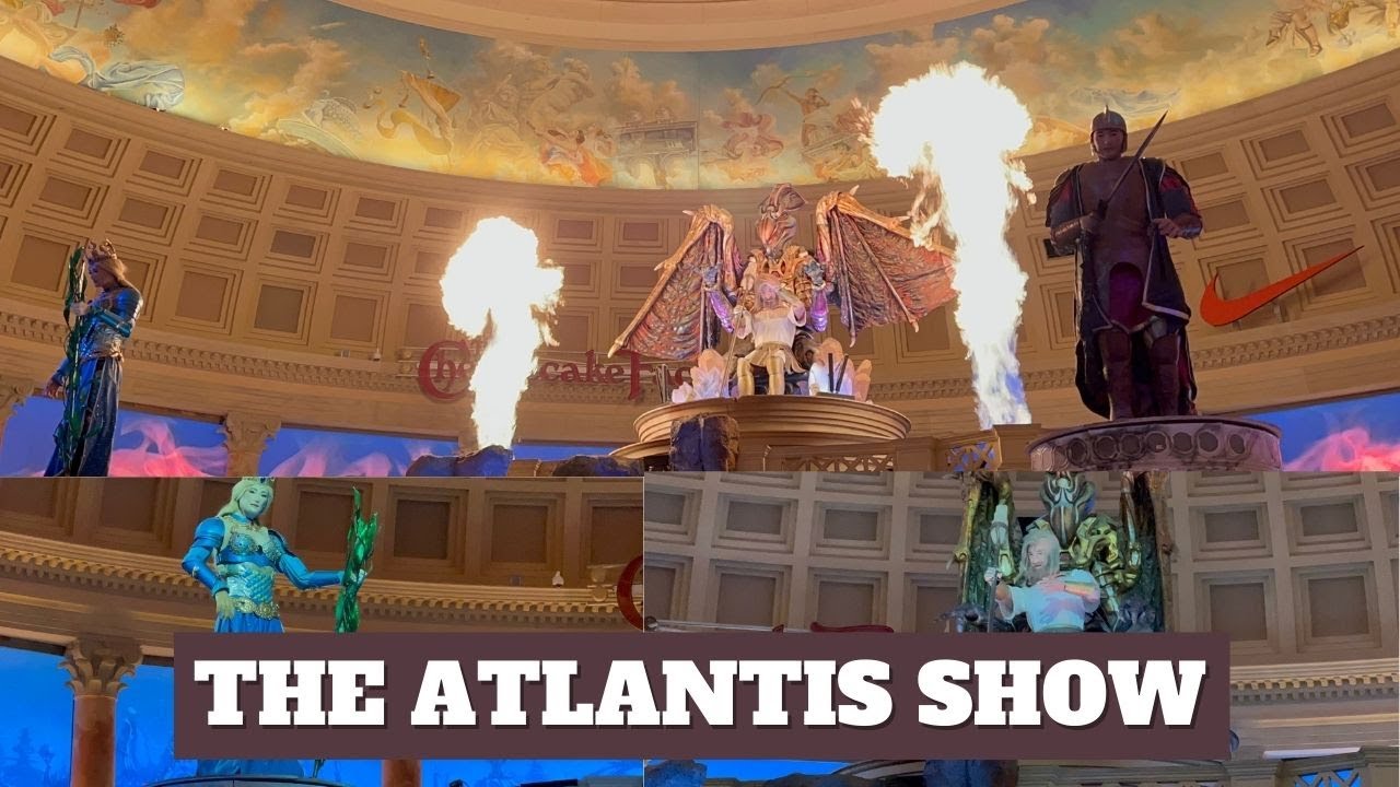 The Atlantis Show at Caesars Forum Shops | Caesars Palace Las Vegas, Nevada | Explore Vegas