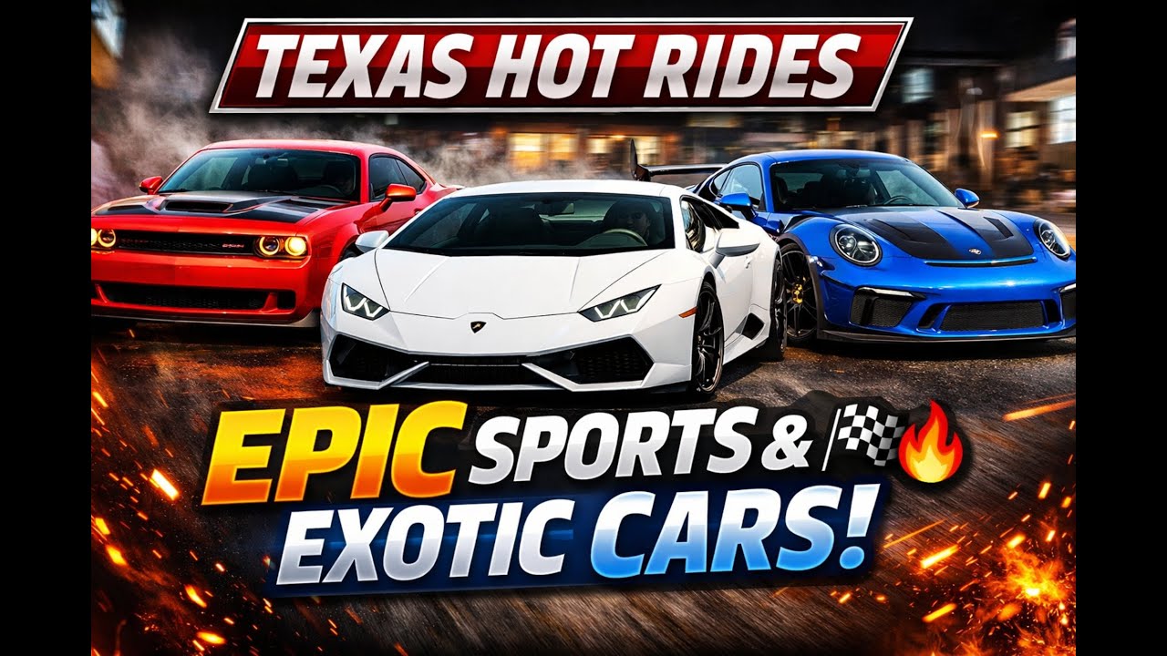 Texas Hot Rides: Epic Sports & Exotic Cars You Have to See! 🚗💨